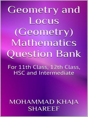 cover image of Geometry and Locus (Geometry) Mathematics Question Bank